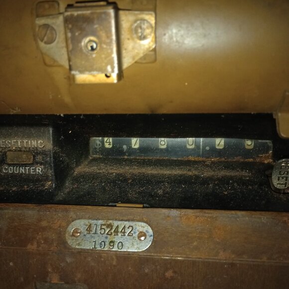 Antique National Cash Register Co. Cash Register Functional - Picture 3 of 6